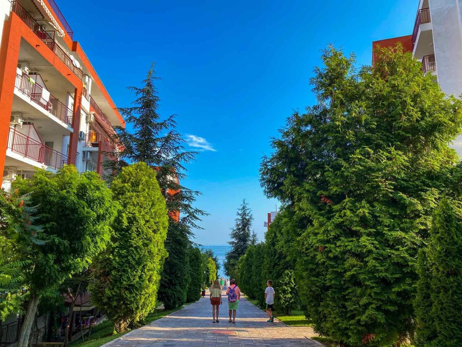 Panorama Fort Beach, Фамилно Студио Deluxe Sveti Vlas Eksteriør bilde